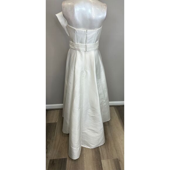 Sachin & Babi Tara Gathered High-Low Gown Size US 2 $795 - Picture 7 of 10